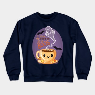 Coffee With Boos Crewneck Sweatshirt